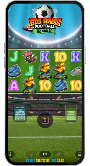 Scattersymbolen in Big Bass Football Bonanza